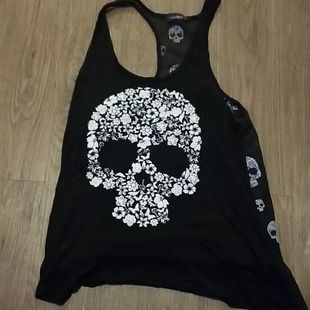 Skull tank top